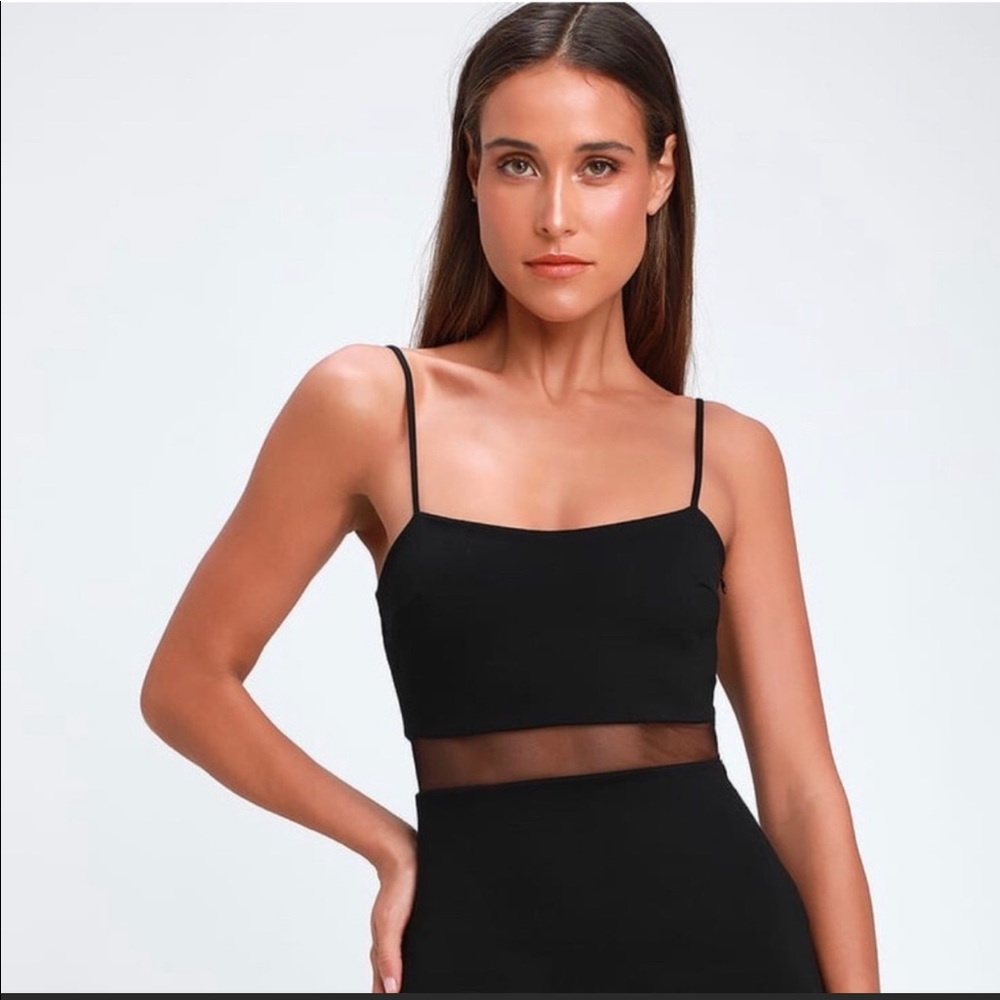 Lulus black mini dress